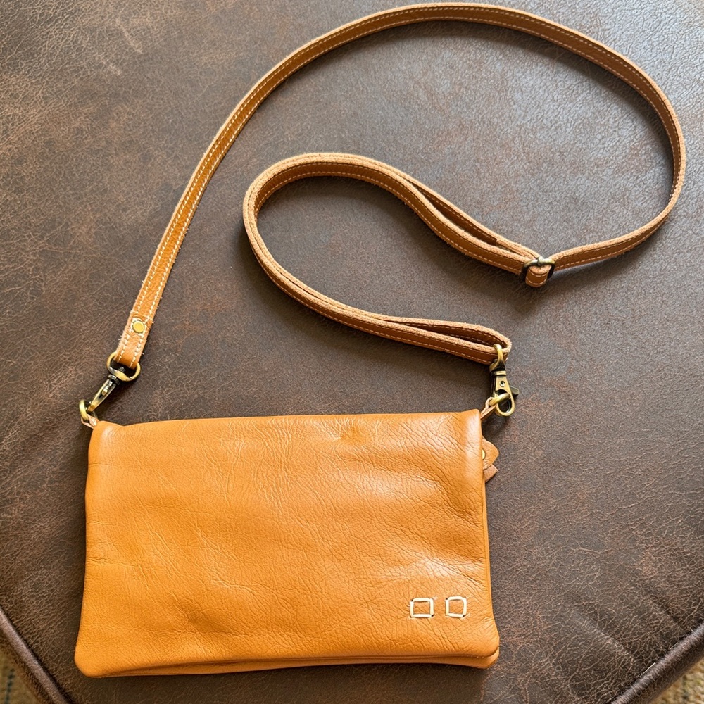 Bed Stu Tan Leather Crossbody Bag